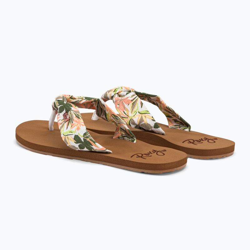 Damen-Flip-Flops ROXY Paia IV 2021 white/pink 3