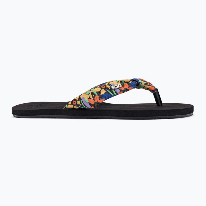 Damen-Flip-Flops ROXY Paia IV 2021 black print 2