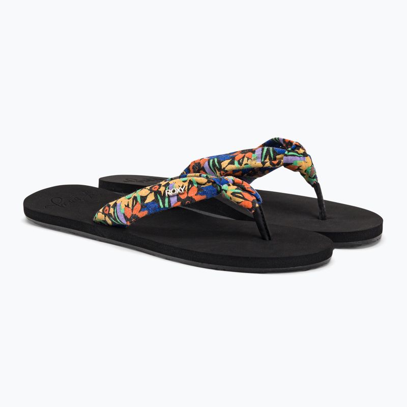 Damen-Flip-Flops ROXY Paia IV 2021 black print 4