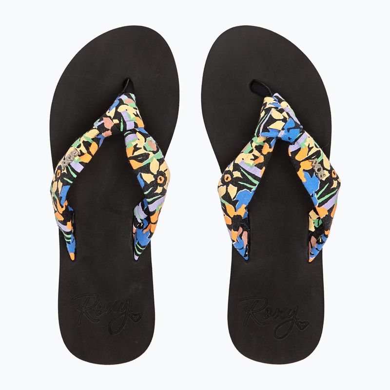 Damen-Flip-Flops ROXY Paia IV 2021 black print 12