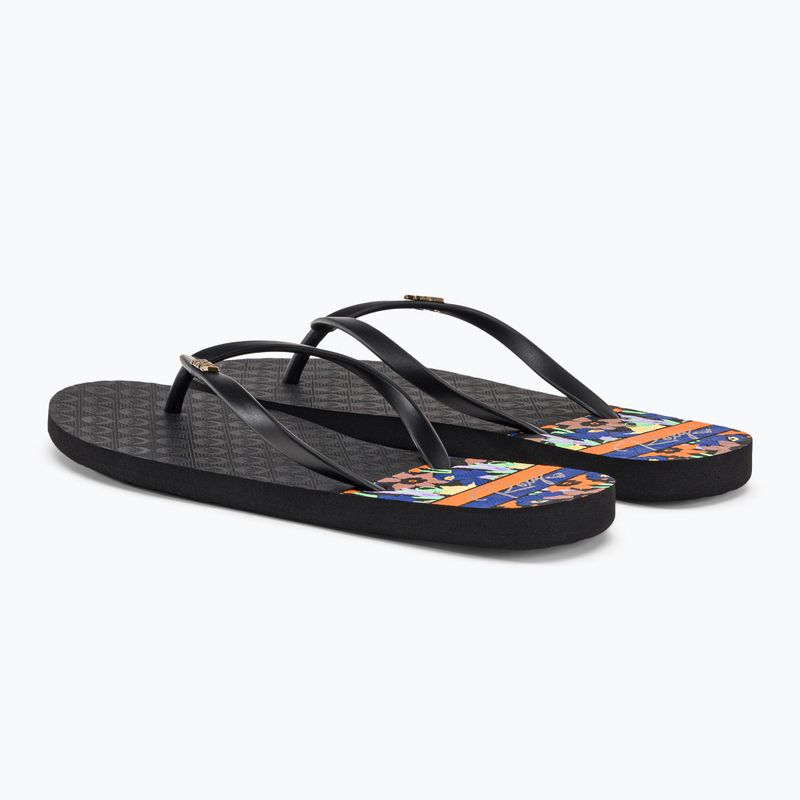 Damen-Flip-Flops ROXY Viva Printed 2021 black multi 3