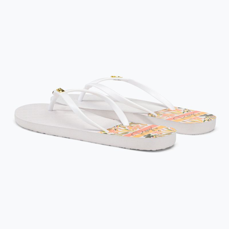 Damen-Flip-Flops ROXY Viva Printed 2021 white 3