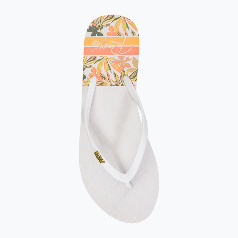 Damen-Flip-Flops ROXY Viva Printed 2021 white 6