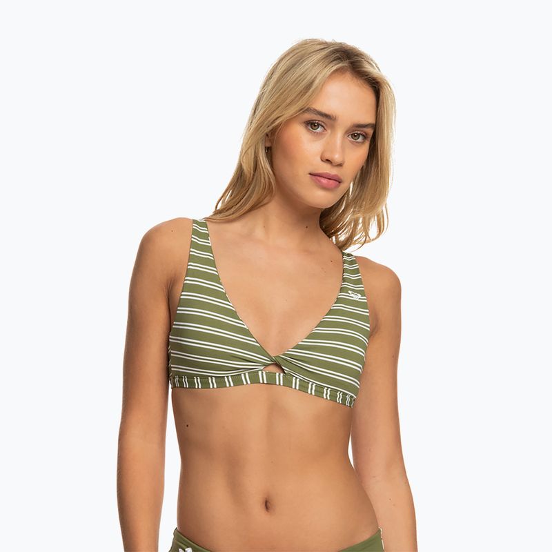 Badeanzug-Oberteil ROXY Retro Revo Twist Bra 2021 loden green surfrider spirit s
