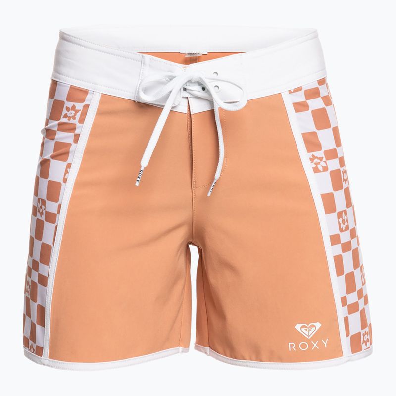 Schwimmshorts für Frauen ROXY Printed 5" 2021 cork flower box