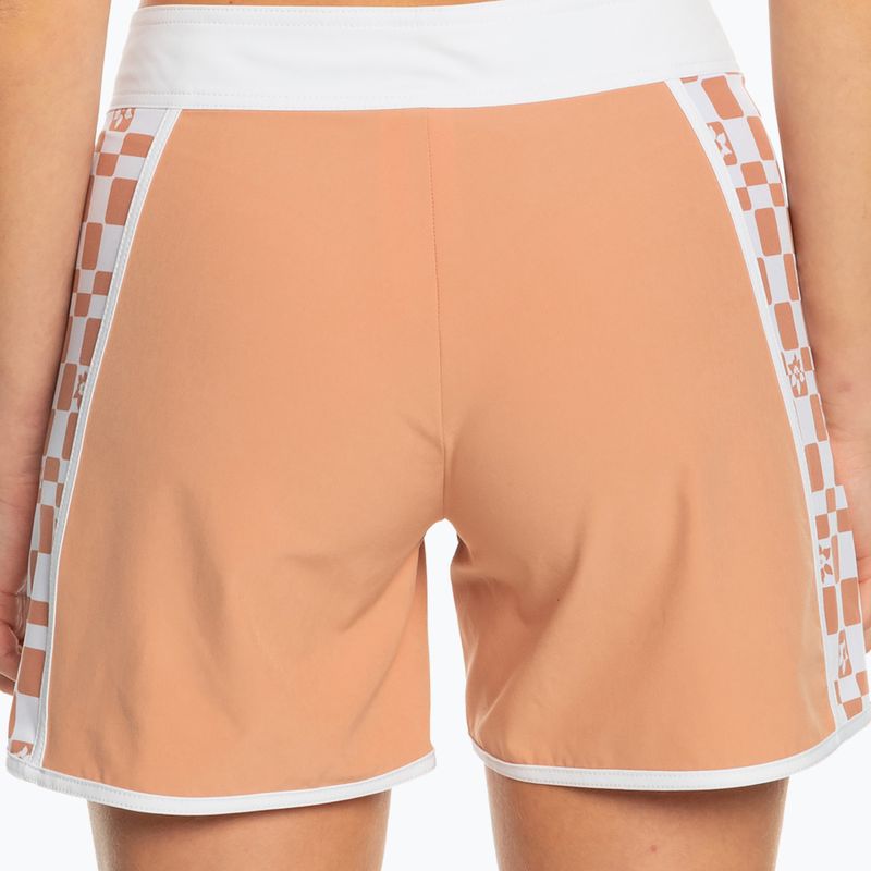 Schwimmshorts für Frauen ROXY Printed 5" 2021 cork flower box 4