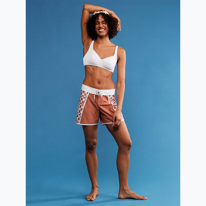 Schwimmshorts für Frauen ROXY Printed 5" 2021 cork flower box 9