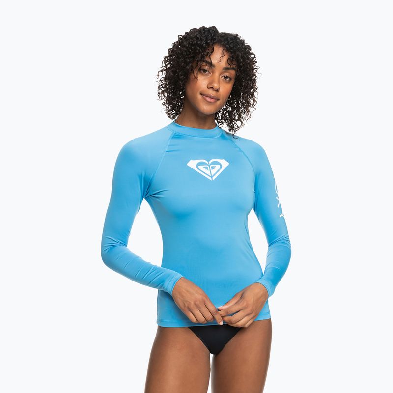 Damen Schwimmen Longsleeve ROXY Whole Hearted azurblau 2