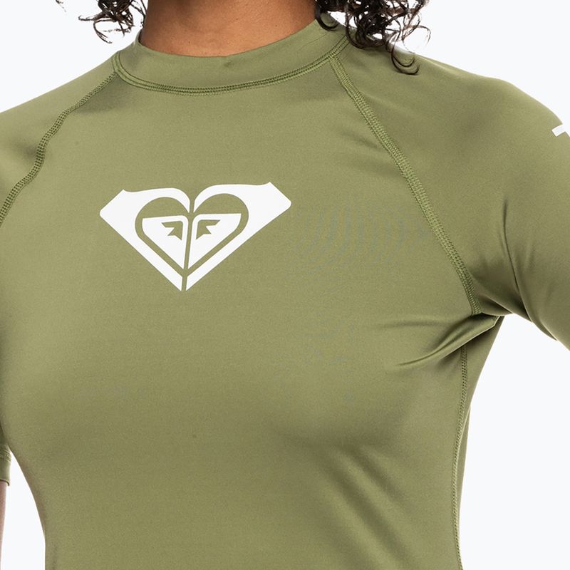 Frauen-T-Shirt zum Schwimmen ROXY Whole Hearted 2021 loden green 5