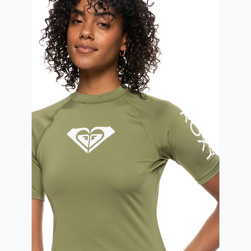 Frauen-T-Shirt zum Schwimmen ROXY Whole Hearted 2021 loden green 6