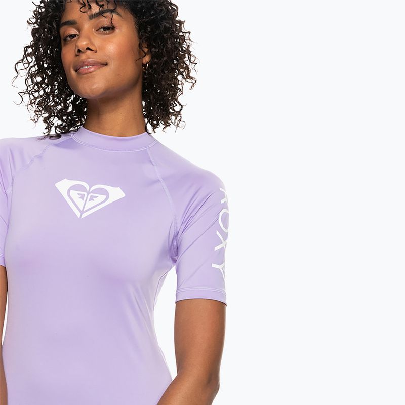 Frauen-T-Shirt zum Schwimmen ROXY Whole Hearted 2021 purple rose 5