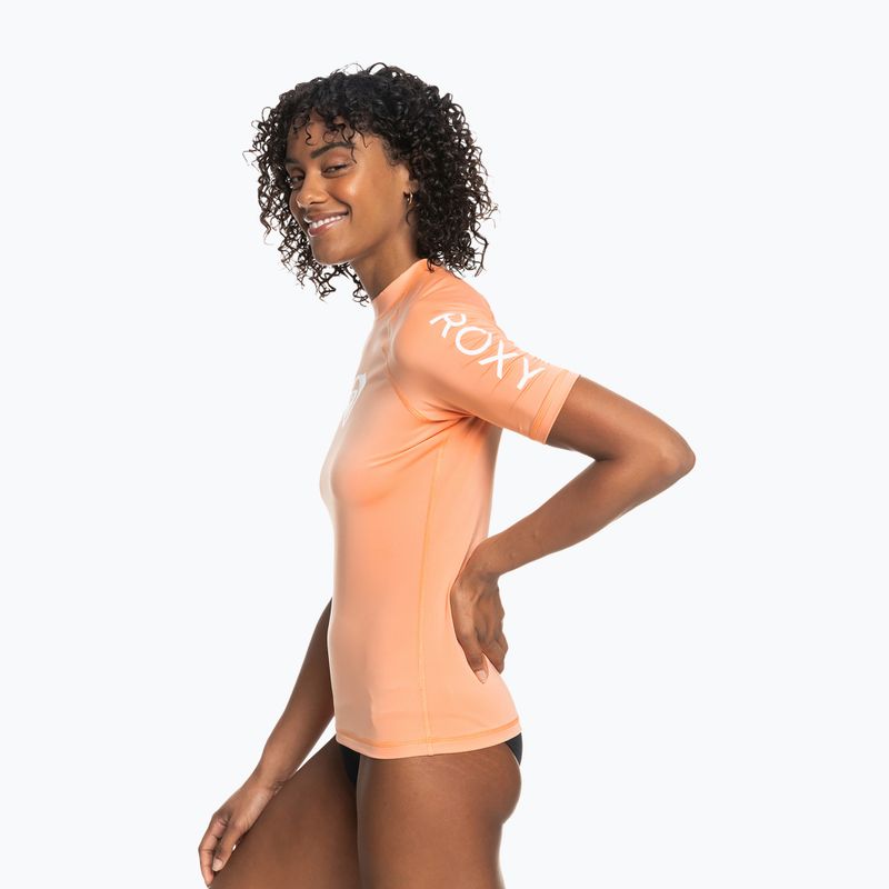 Damen ROXY Whole Hearted Papaya Punch Schwimmshirt 3