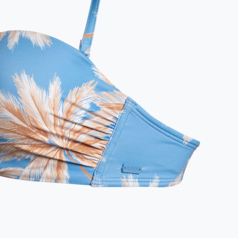 Badeanzug-Oberteil ROXY Love The Beach Vibe 2021 azure blue palm island