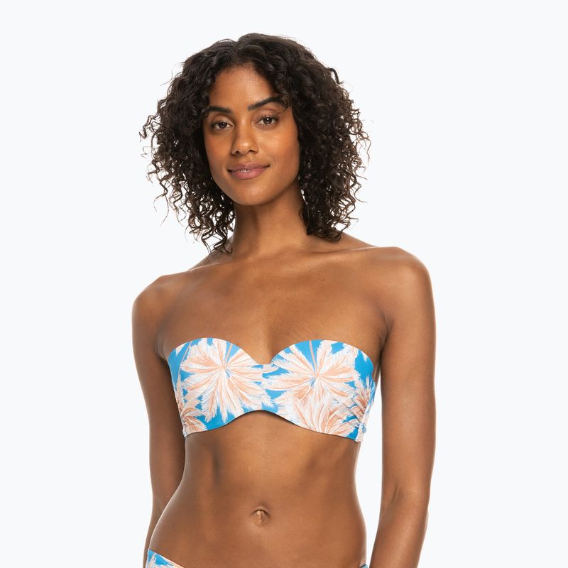 Badeanzug-Oberteil ROXY Love The Beach Vibe 2021 azure blue palm island