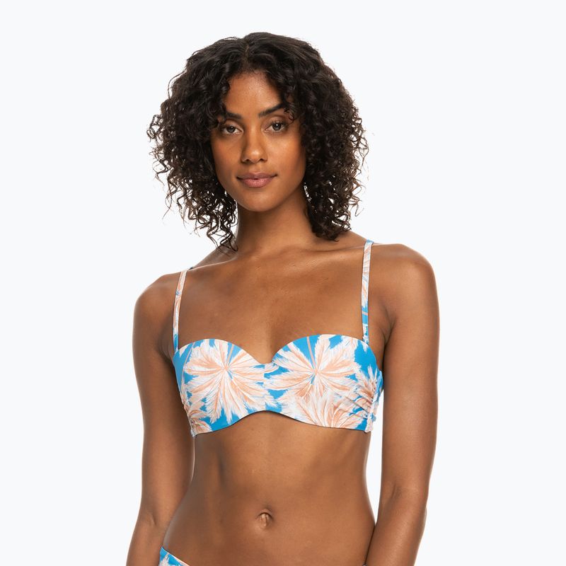 Badeanzug-Oberteil ROXY Love The Beach Vibe 2021 azure blue palm island
