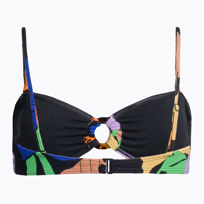 Badeanzug-Oberteil ROXY Color Jam Bandeau 2021 anthracite flower jammin 2