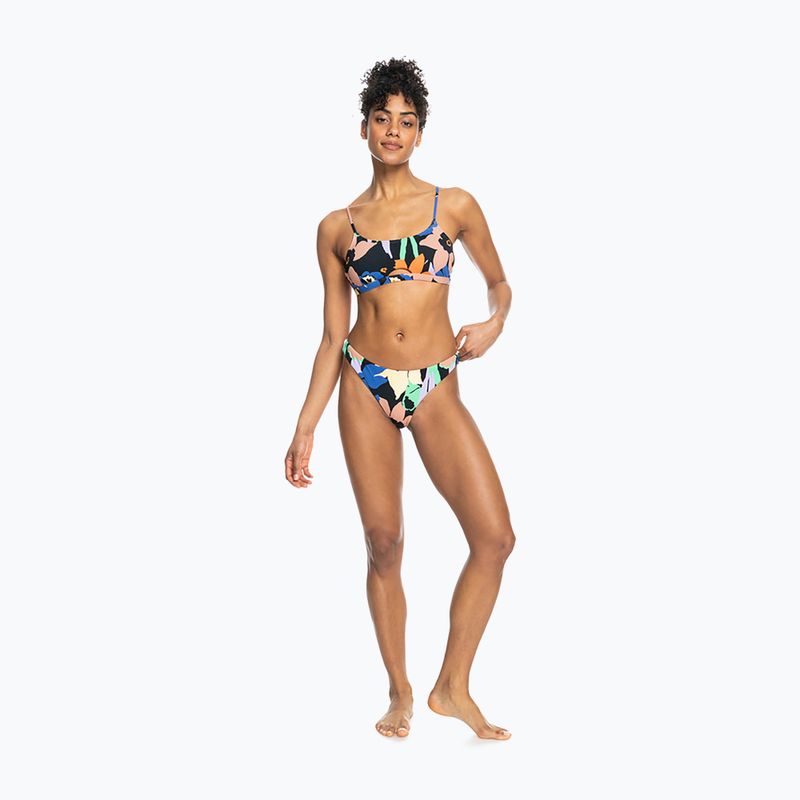 Badeanzugunterteil ROXY Color Jam Cheeky 2021 anthracite flower jammin