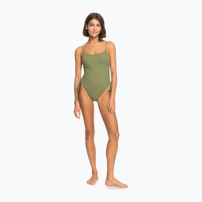 Einteiliger Badeanzug für Damen ROXY Current Coolness 2021 loden green 5