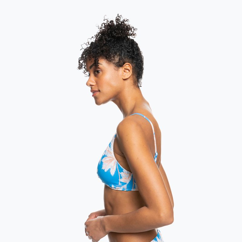 Badeanzug-Oberteil ROXY Love The Surf Knot 2021 azure blue palm island