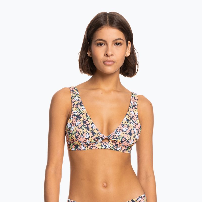 Badeanzug-Oberteil ROXY Beach Classics Twist Elong 2021 mood indigo ditsy love