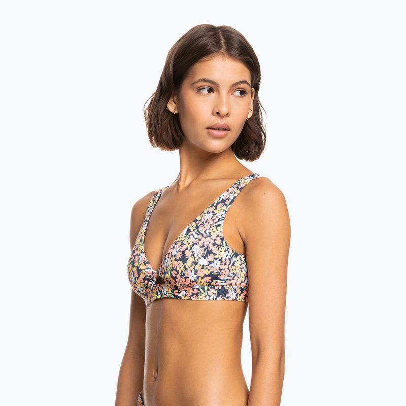 Badeanzug-Oberteil ROXY Beach Classics Twist Elong 2021 mood indigo ditsy love