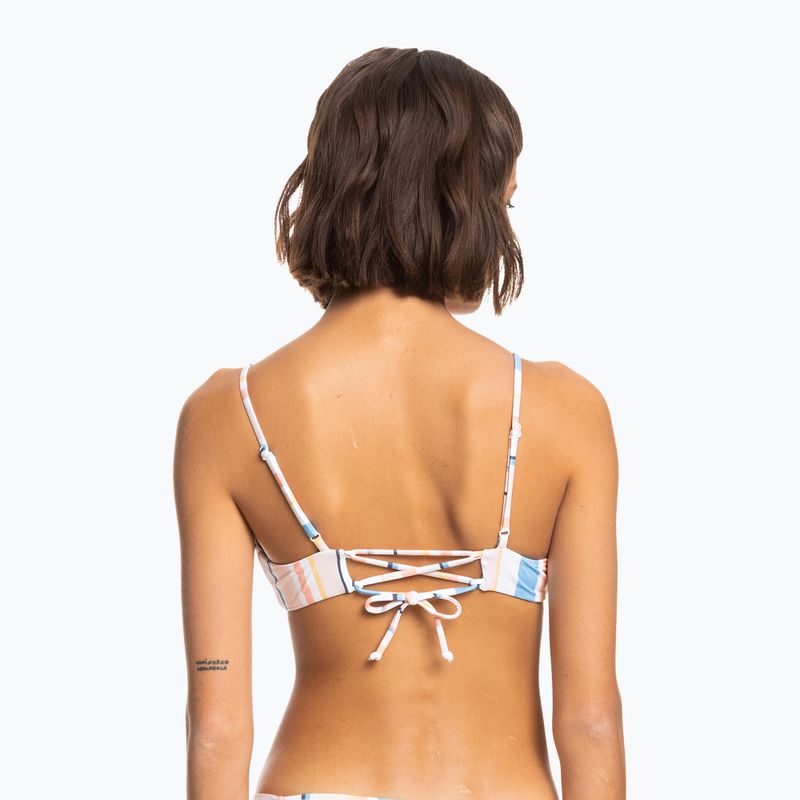 Badeanzug-Oberteil ROXY Beach Classics Strappy Bra 2021 peach whip sand stripper 6