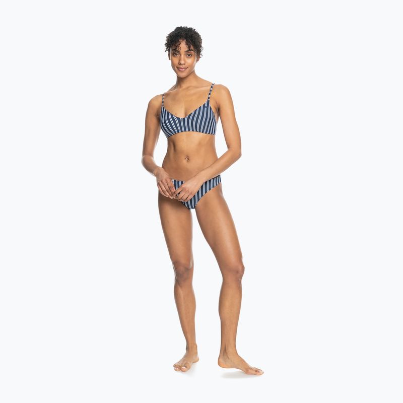 Badeanzug-Oberteil ROXY Into The Sun Athletic Triangle 2021 mood indigo novela stripe vert 3