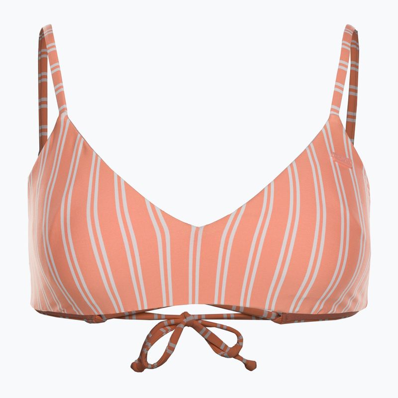 Badeanzug-Oberteil ROXY Into The Sun Athletic Triangle 2021 papaya punch novelta stripe h