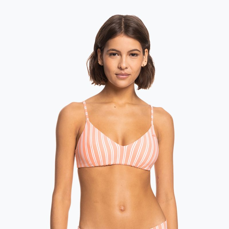 Badeanzug-Oberteil ROXY Into The Sun Athletic Triangle 2021 papaya punch novelta stripe h 4