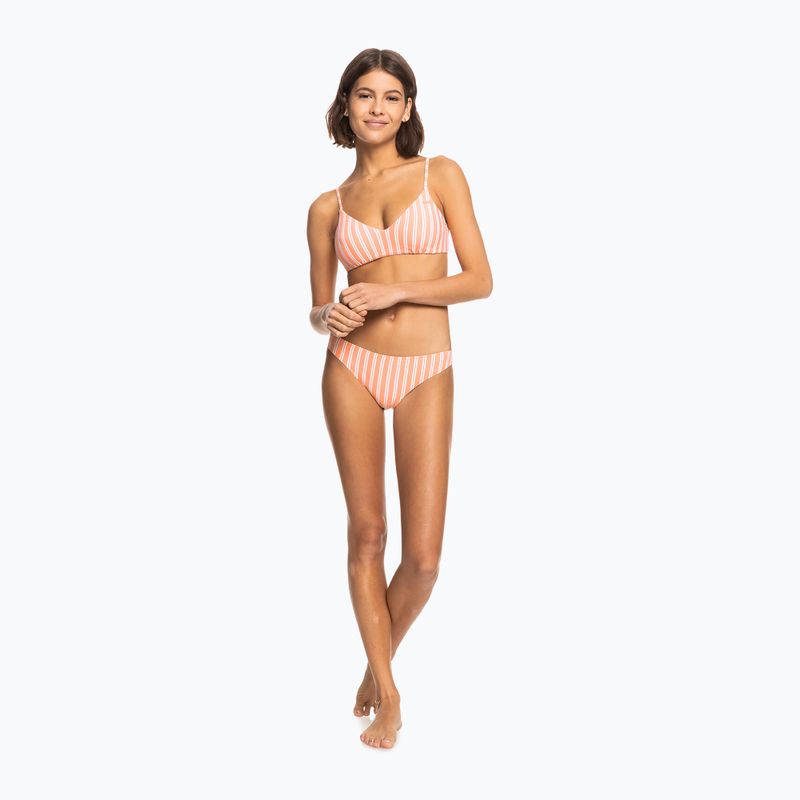 Badeanzug-Oberteil ROXY Into The Sun Athletic Triangle 2021 papaya punch novelta stripe h 6