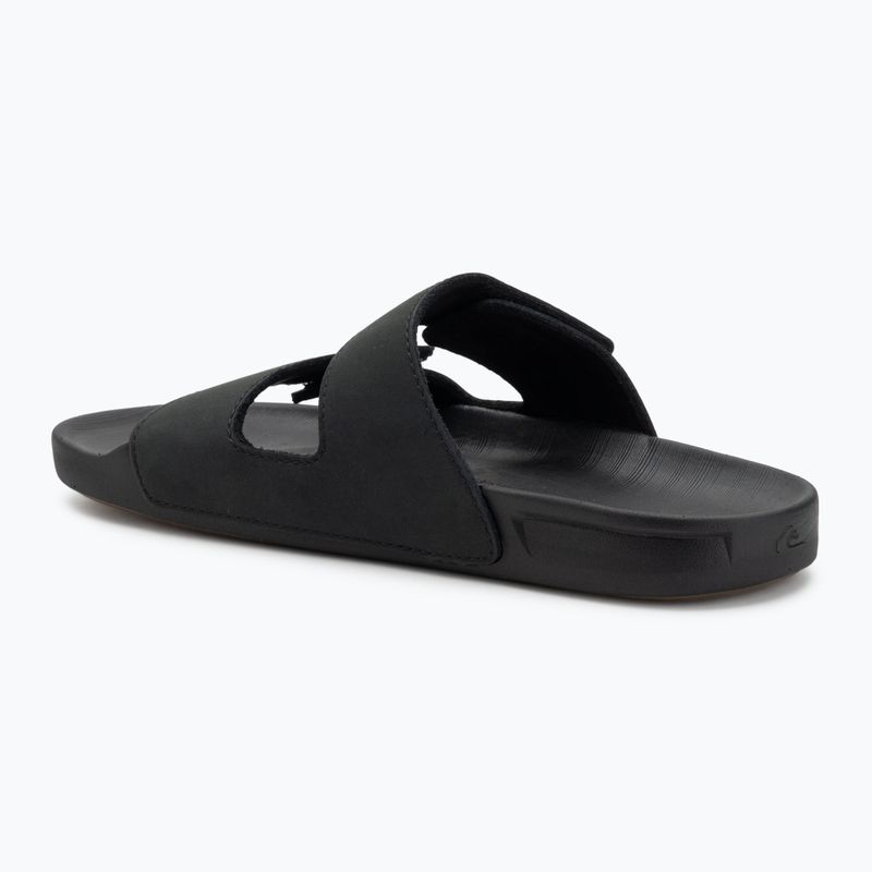 Quiksilver Herren Rivi Leder Double Adjust flip-flops schwarz 1 3