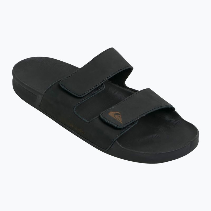 Quiksilver Herren Rivi Leder Double Adjust flip-flops schwarz 1