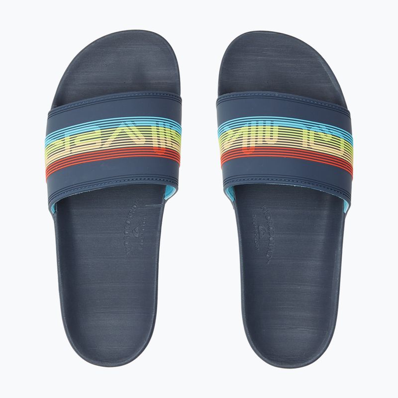 Herren-Flip-Flops Quiksilver Rivi Wordmark Slide blue 12