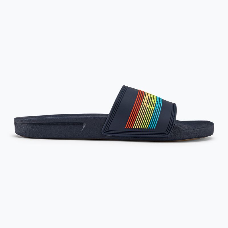 Herren-Flip-Flops Quiksilver Rivi Wordmark Slide blue 2