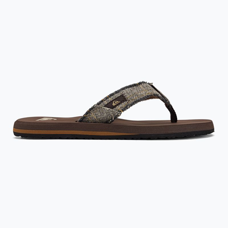 Herren-Flip-Flops Quiksilver Monkey Abyss brown 2