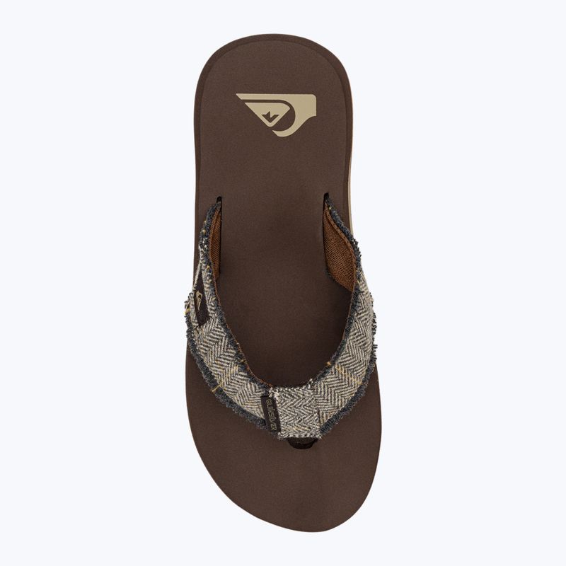 Herren-Flip-Flops Quiksilver Monkey Abyss brown
