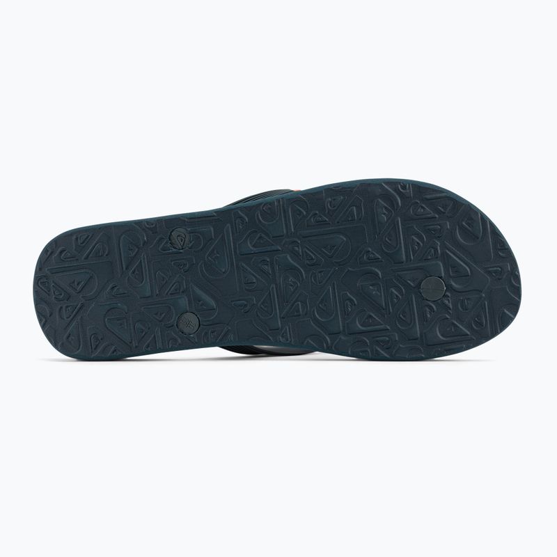 Herren-Flip-Flops Quiksilver Molokai Massive grey/orange/grey