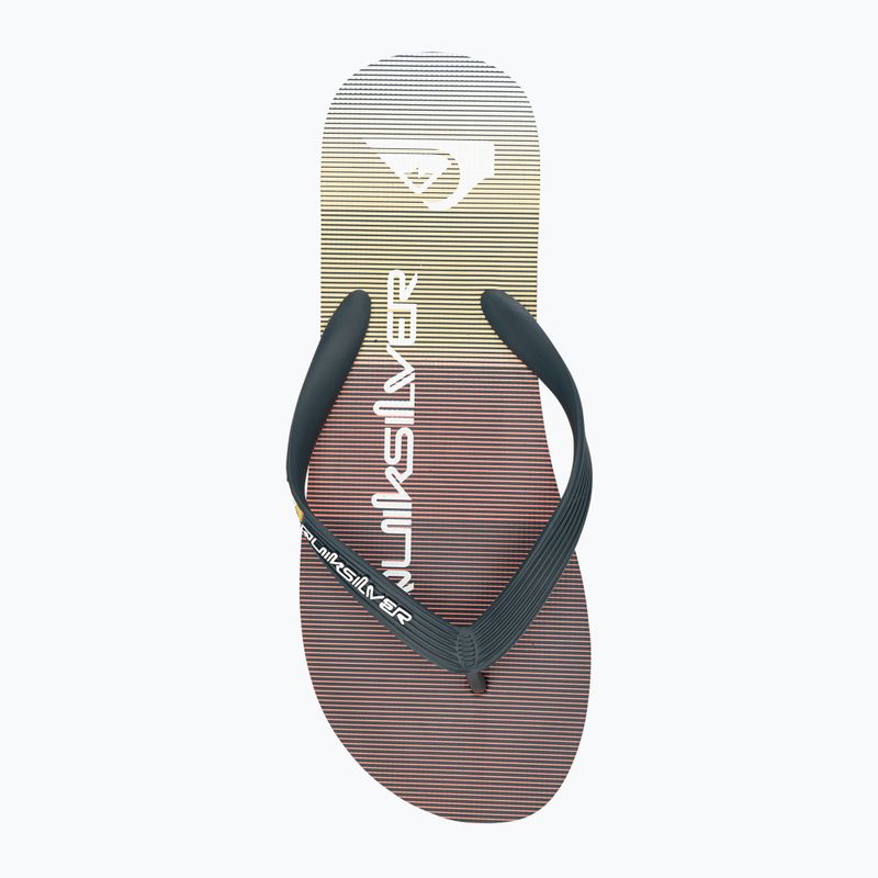 Herren-Flip-Flops Quiksilver Molokai Massive grey/orange/grey