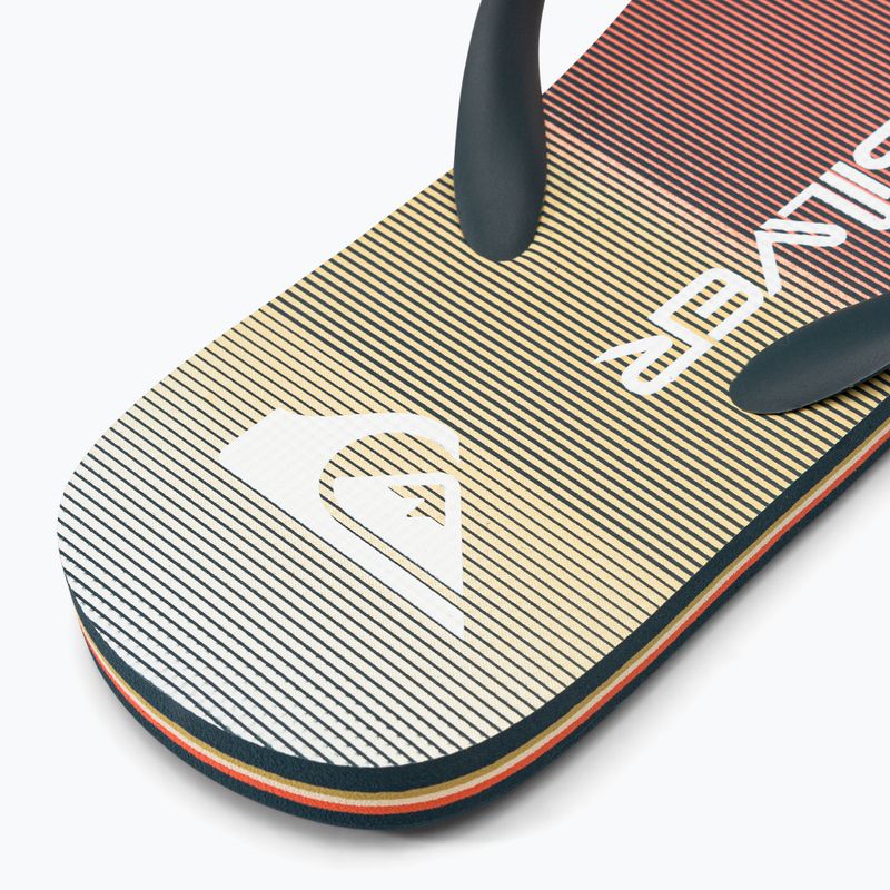 Herren-Flip-Flops Quiksilver Molokai Massive grey/orange/grey