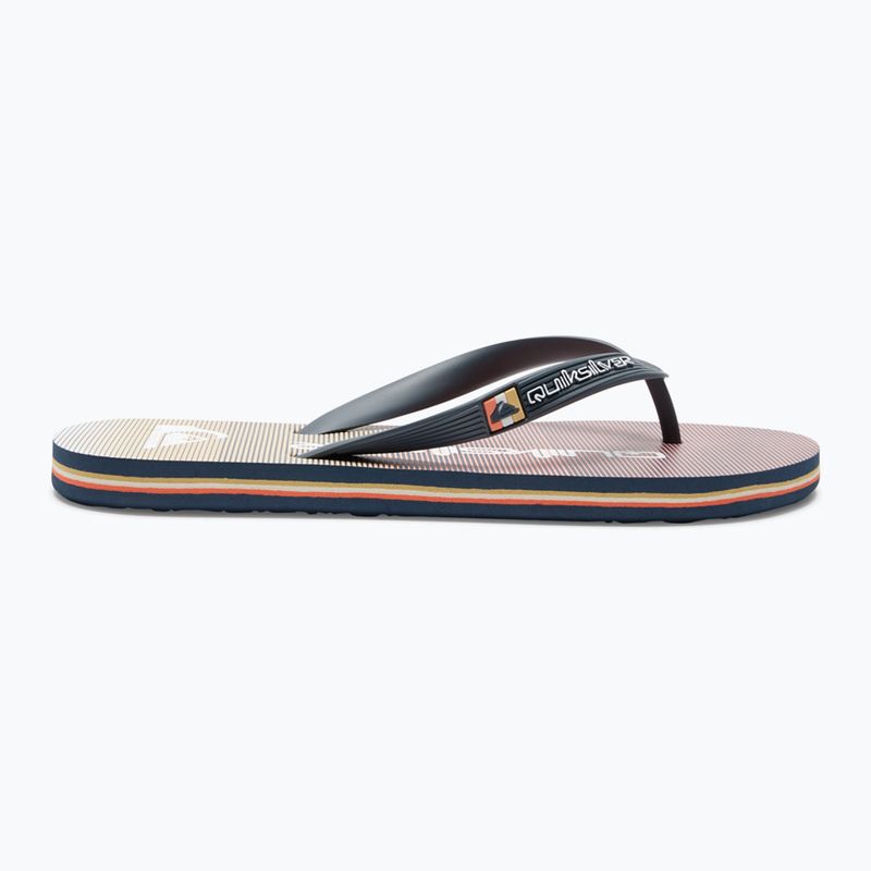 Herren-Flip-Flops Quiksilver Molokai Massive grey/orange/grey