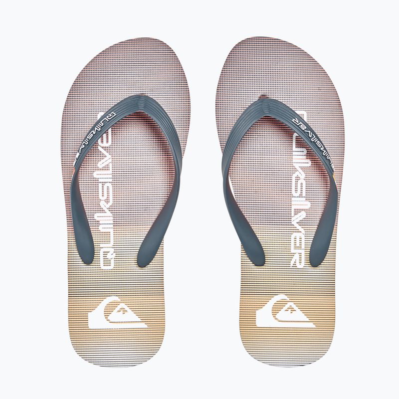 Herren-Flip-Flops Quiksilver Molokai Massive grey/orange/grey