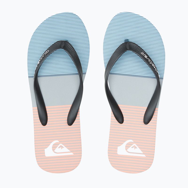 Herren-Flip-Flops Quiksilver Molokai Tijuana blue/blue/orange 12