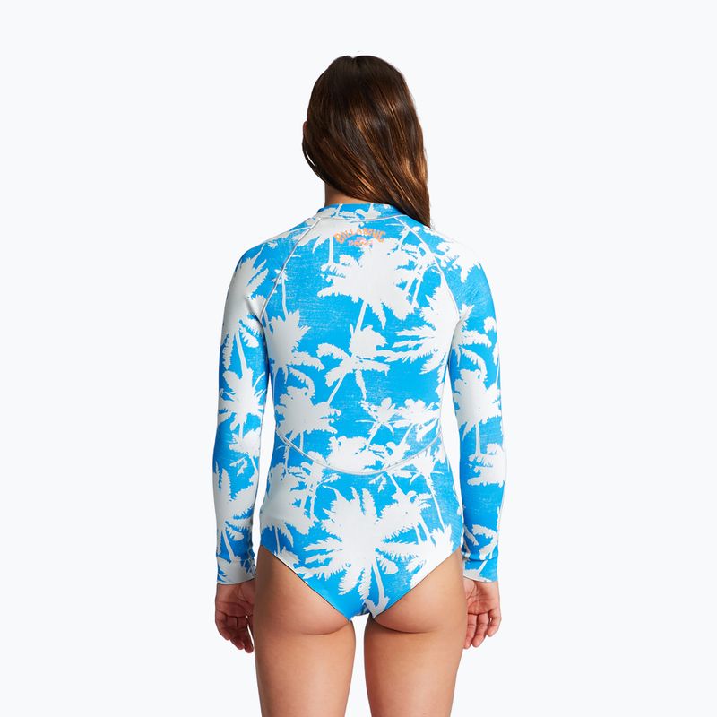 Neoprenanzug für Frauen Billabong Salty Dayz Light LS Spring blue hawaii 2
