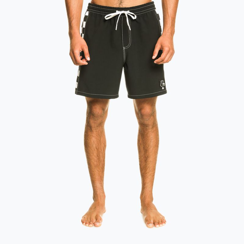 Herren Quiksilver Original Arch Volley 17" Badeshorts schwarz EQYJV03995-KVJ0 2