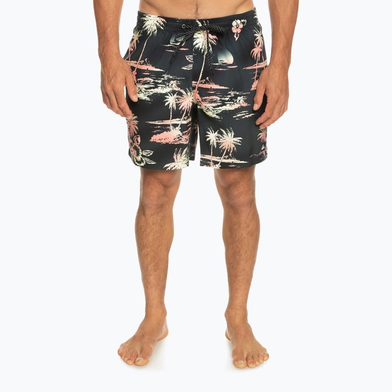 Herren Quiksilver Everyday Mix Volley 17" Badeshorts schwarz EQYJV04002-KVJ6 2