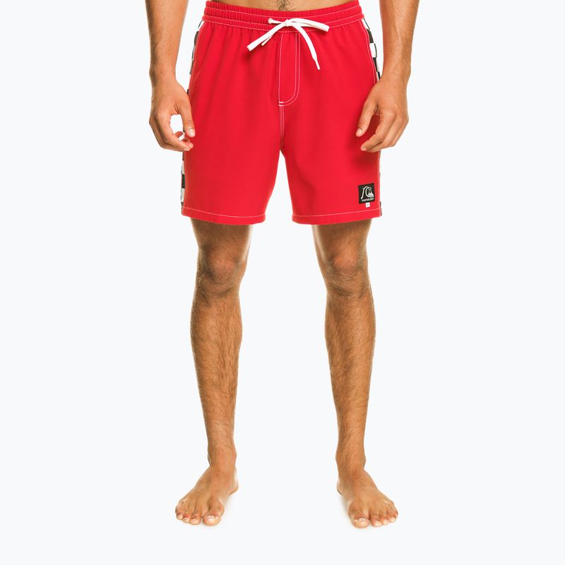 Herren Quiksilver Original Arch Volley 17" Badeshorts rot EQYJV03995-RQC0 2