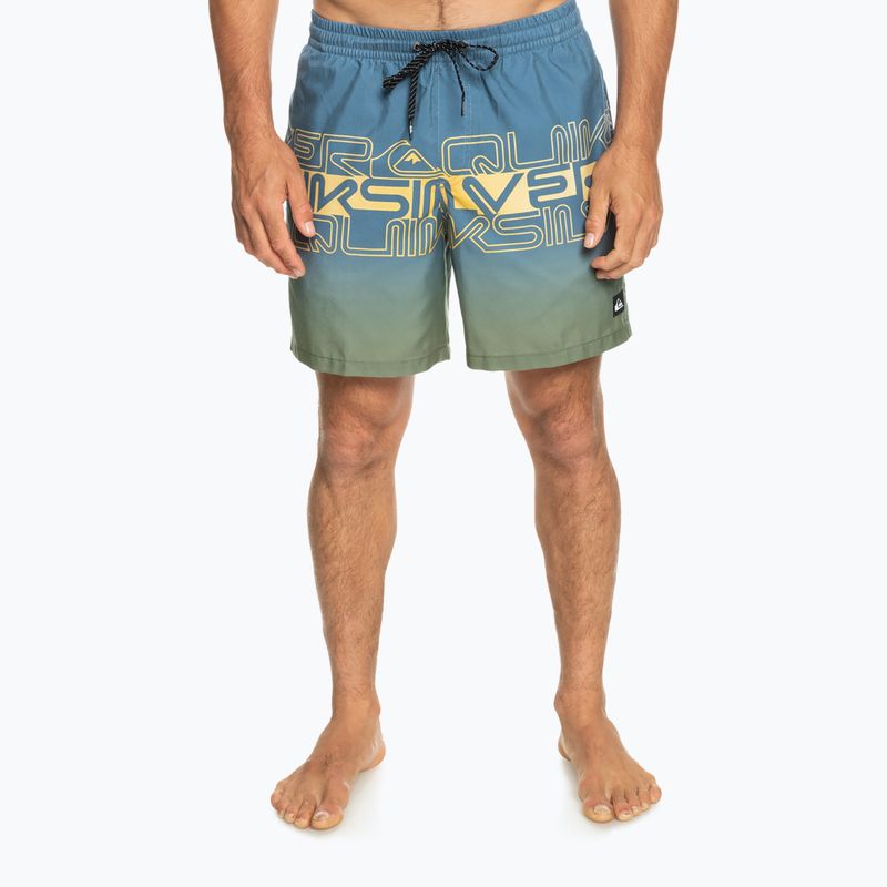 Herren Quiksilver Everyday Wordblock Volley 17" Badeshorts blau EQYJV04005-BYG6 2