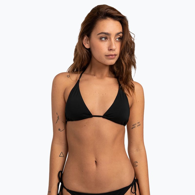 Billabong Sol Searcher Multi Tri schwarzer Kieselstein Badeanzug Top