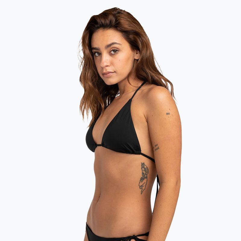 Billabong Sol Searcher Multi Tri schwarzer Kieselstein Badeanzug Top