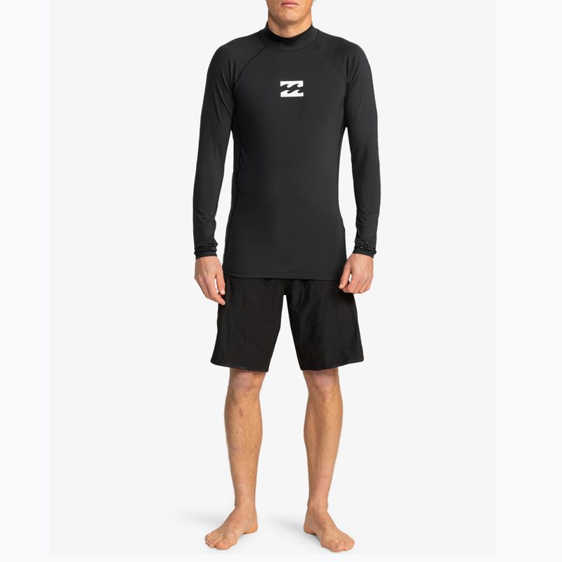 Herren Billabong Waves All Day Schwimmen Longsleeve schwarz 2